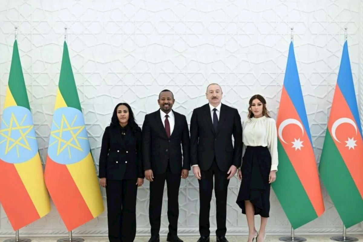 Efiopiyanın baş nazirinin şərəfinə rəsmi nahar verildi