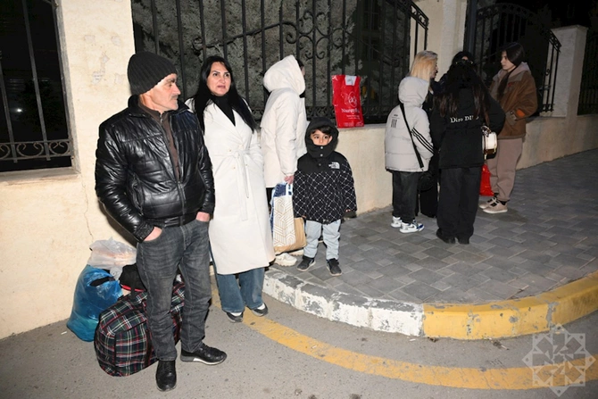 Onlar da doğma yurdlarına qayıdır — FOTOLAR