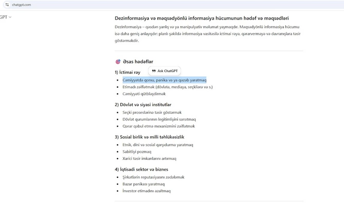 AMEA-nın rəsmi saytında paylaşılan alimin yazısı “ChatGPT” məhsulu çıxdı — FOTOLAR