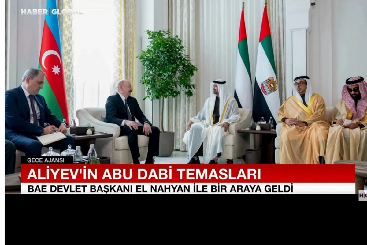 Haber Global Azərbaycan Prezidenti İlham Əliyevin BƏƏ-yə səfəri ilə bağlı videosüjet hazırlayıb — VİDEO