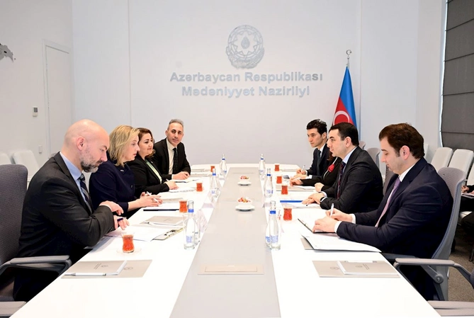 ABŞ ilə mədəniyyət sahəsində əlaqələr müzakirə edilib — FOTOLAR