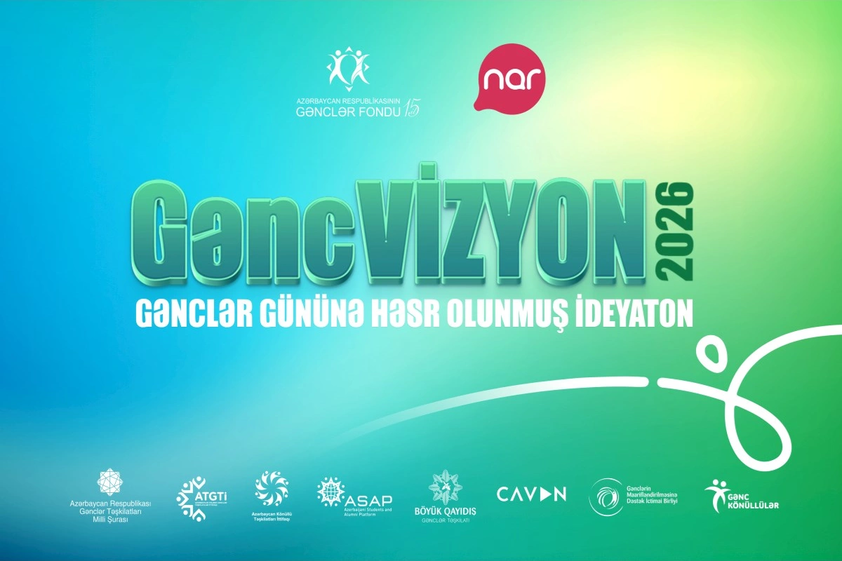“Nar” və Azərbaycan Gənclər Fondu “GəncVİZYON” layihəsinə start verir