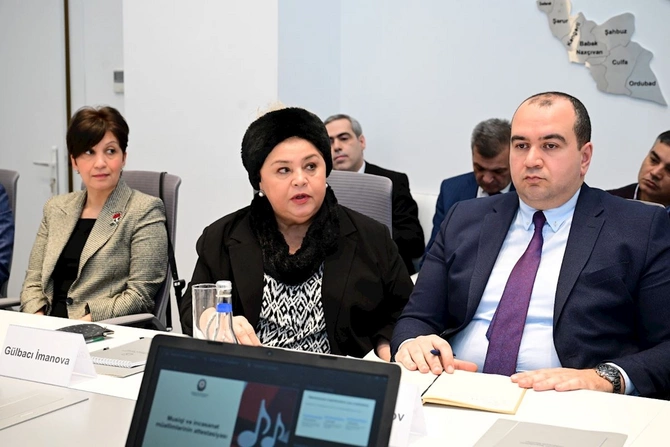 Mədəniyyət Nazirliyində attestasiya məsələlərinə dair iclas keçirilib — FOTOLAR