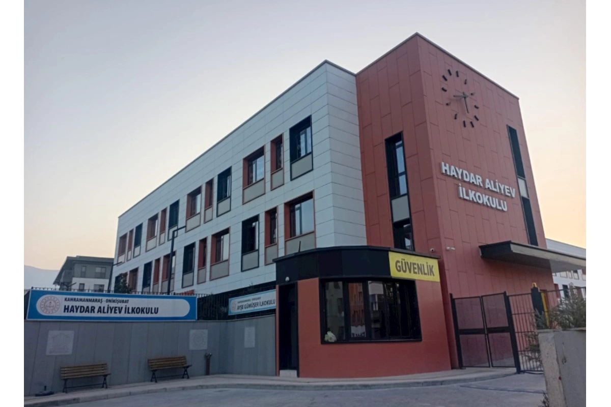 Kahramanmaraşda Heydər Əliyev adına məktəb açıldı — FOTOLAR