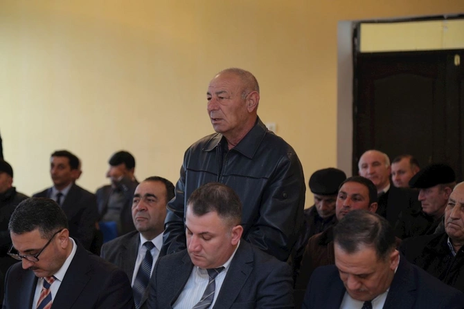 Hacıqabulun İkinci Udullu kəndində növbəti səyyar qəbul-görüş keçirildi — FOTOLAR