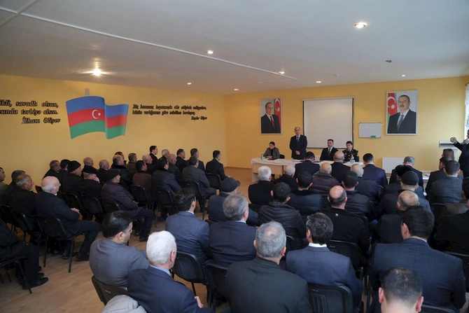 Hacıqabulun İkinci Udullu kəndində növbəti səyyar qəbul-görüş keçirildi — FOTOLAR