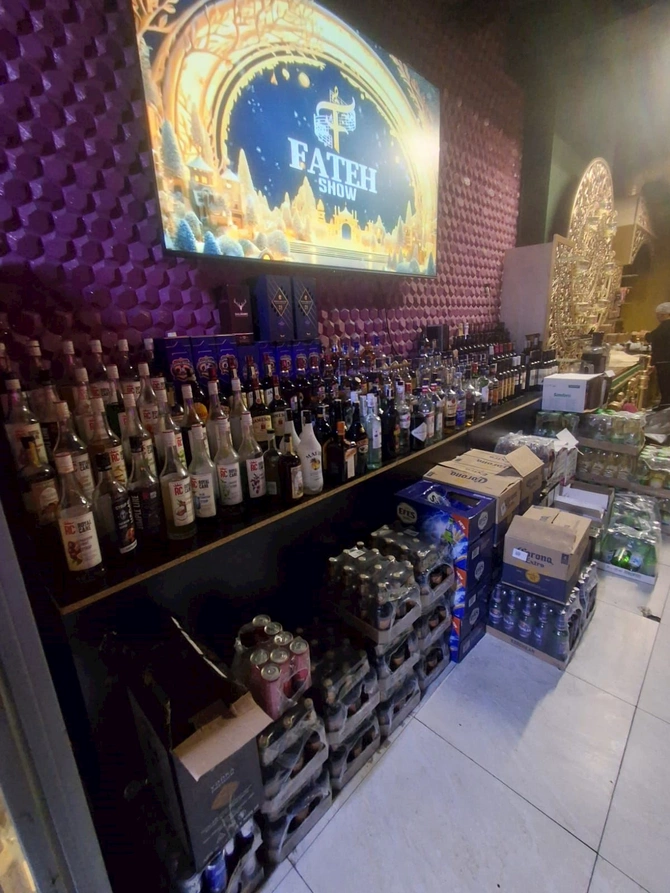 Aqşin Fatehin restoranında saxta alkoqollu içkilər aşkarlandı — FOTOLAR