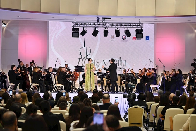 Leyla Əliyeva “Qış nağılı”nın açılışında — FOTOLAR