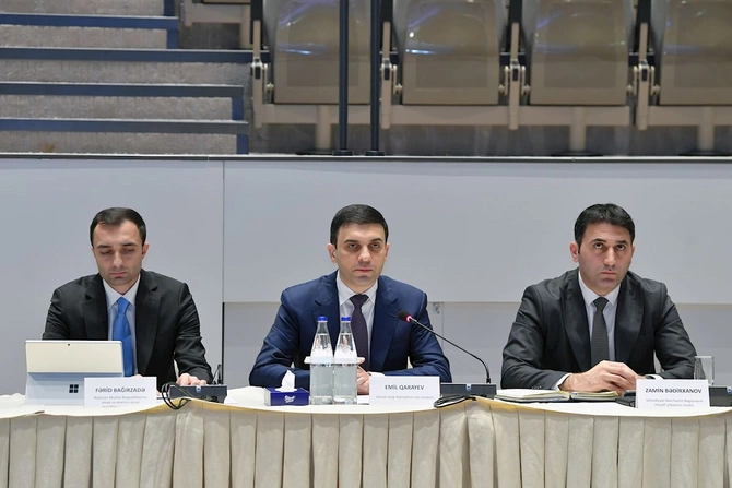 Naxçıvanın iqtisadi potensialı və tətbiq edilən güzəştlərlə bağlı tədbir keçirilib —FOTOLAR