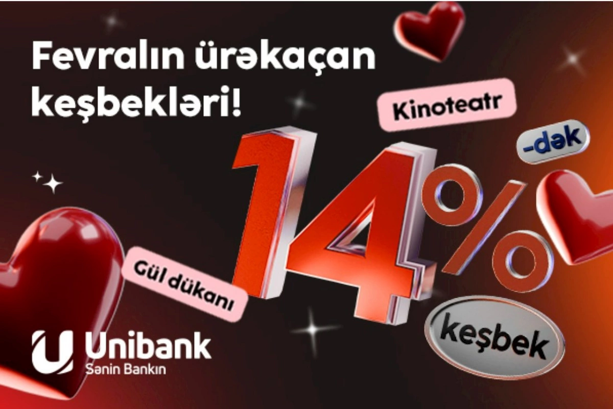 Unibank müştəriləri 4 milyon manatdan çox keşbek qazanıblar