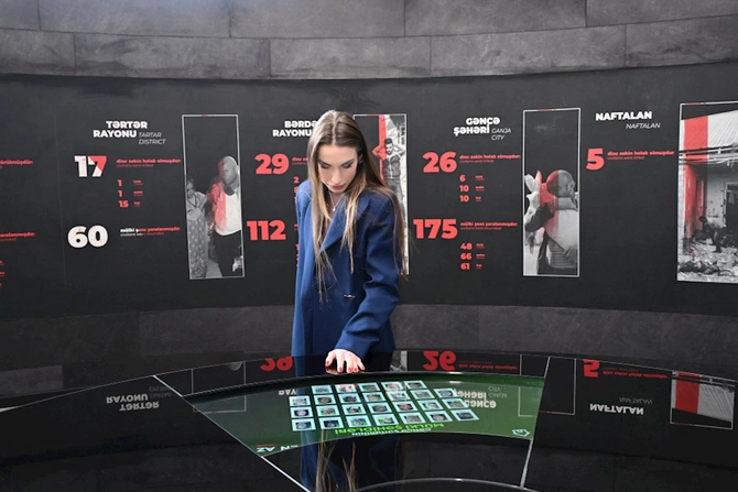 Leyla Əliyeva və Alyona Əliyeva Gəncə Memorial Kompleksində — FOTOLAR