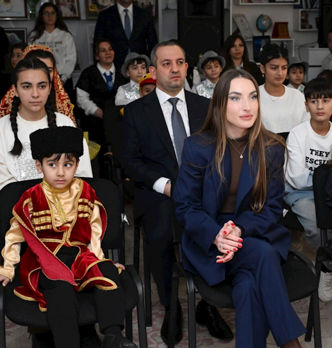 Leyla Əliyeva və Alyona Əliyeva Gəncədə uşaq evində olublar — FOTOLAR