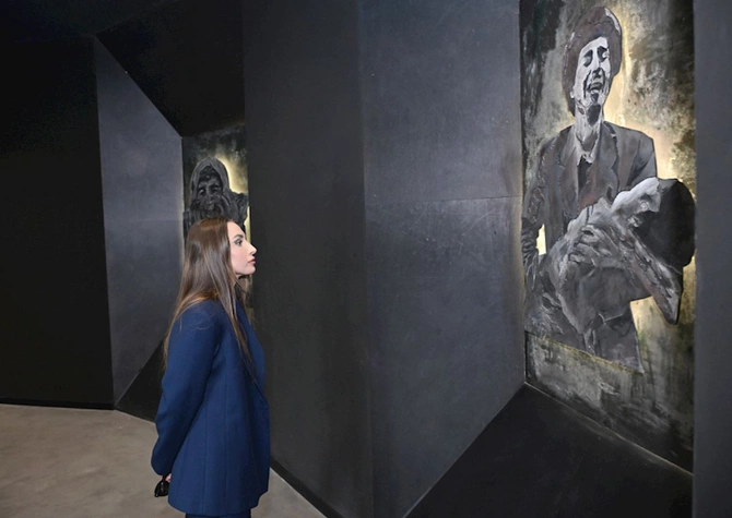 Leyla Əliyeva və Alyona Əliyeva Gəncə Memorial Kompleksində — FOTOLAR