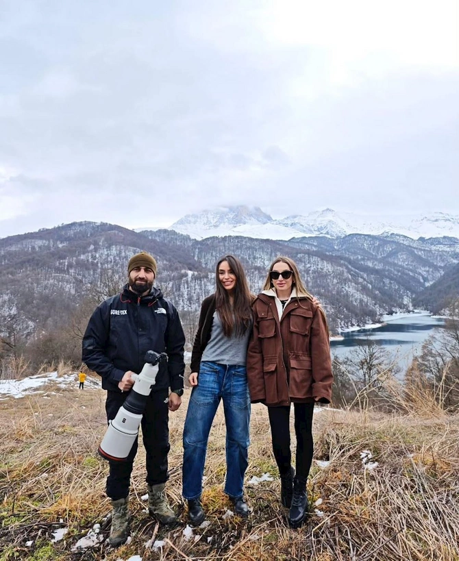 Prezidentin qızı və gəlini Göygöldə — FOTO
