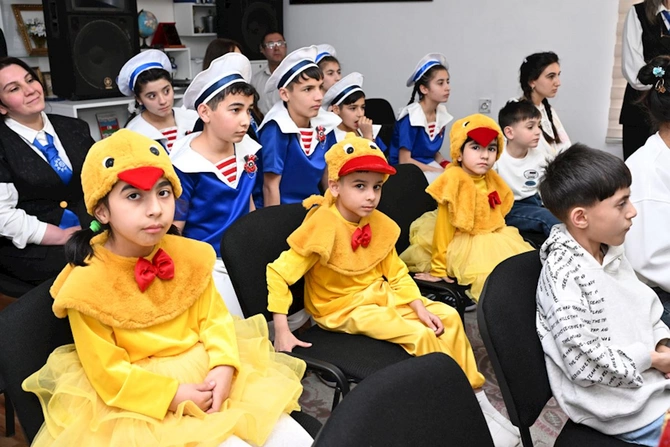 Leyla Əliyeva və Alyona Əliyeva Gəncədə uşaq evində olublar — FOTOLAR