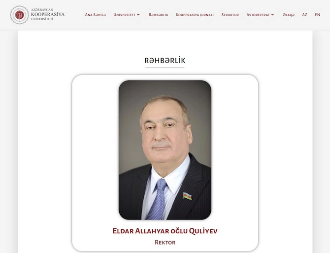 Həm deputatdır, həm rektor... — Bu necə olur?