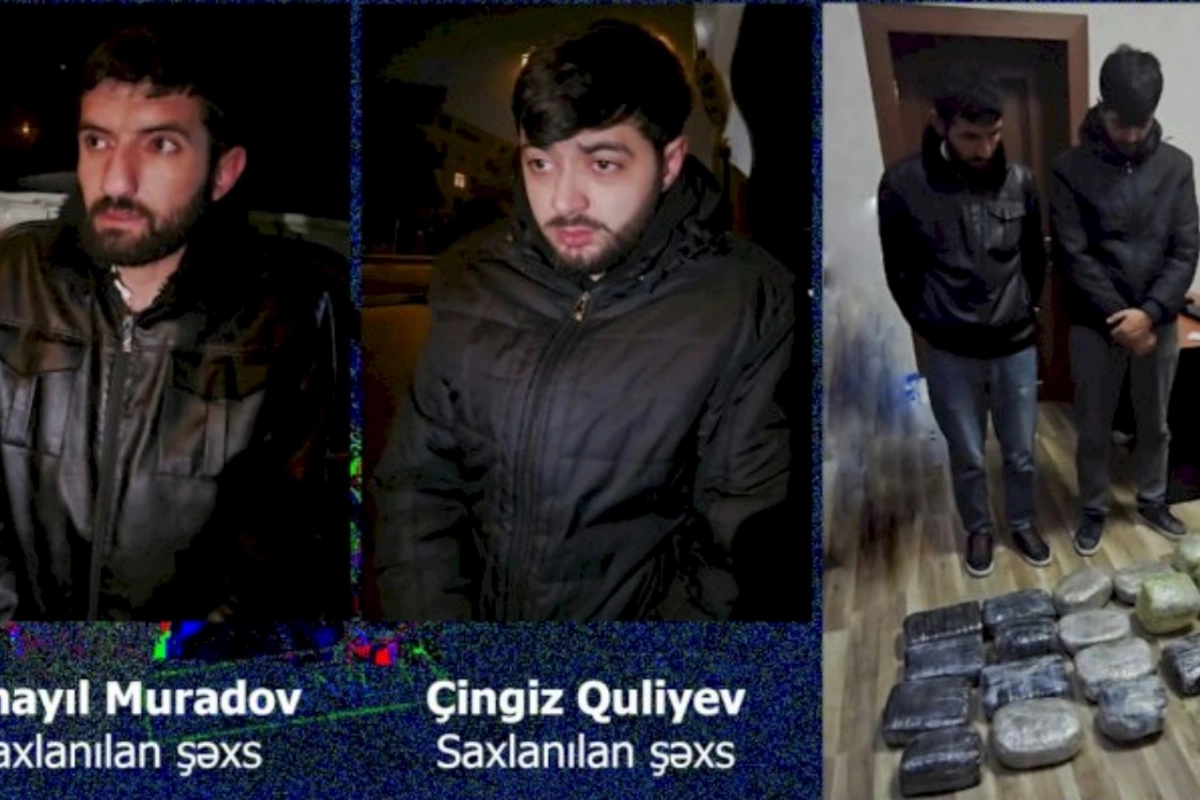 Bakıda 21 kq narkotik aşkarlandı