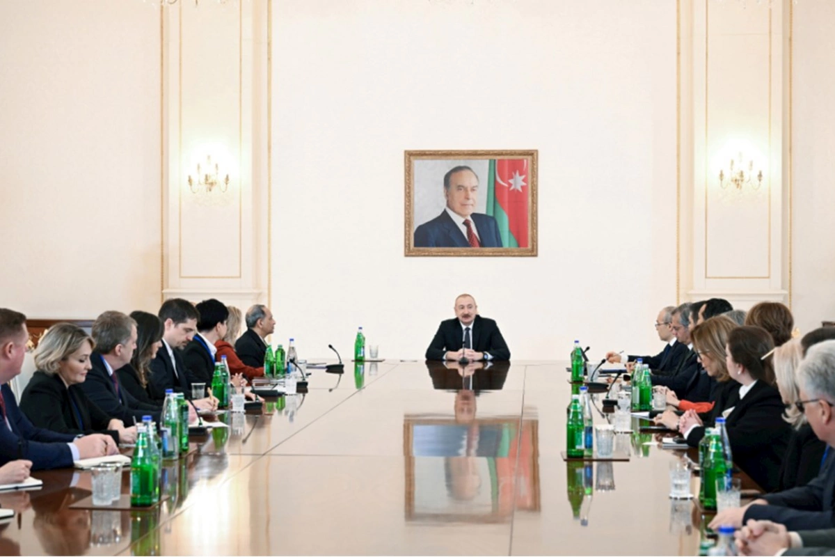Prezident bu şirkətlərin rəhbərlərini qəbul etdi — FOTOLAR