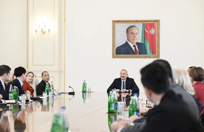Prezident bu şirkətlərin rəhbərlərini qəbul etdi — FOTOLAR