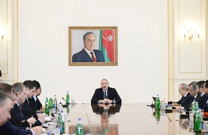 Prezident bu şirkətlərin rəhbərlərini qəbul etdi — FOTOLAR