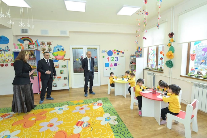 Emin Əmrullayev Xankəndi və Xocalıda təhsil müəssisələrində oldu — FOTOLAR