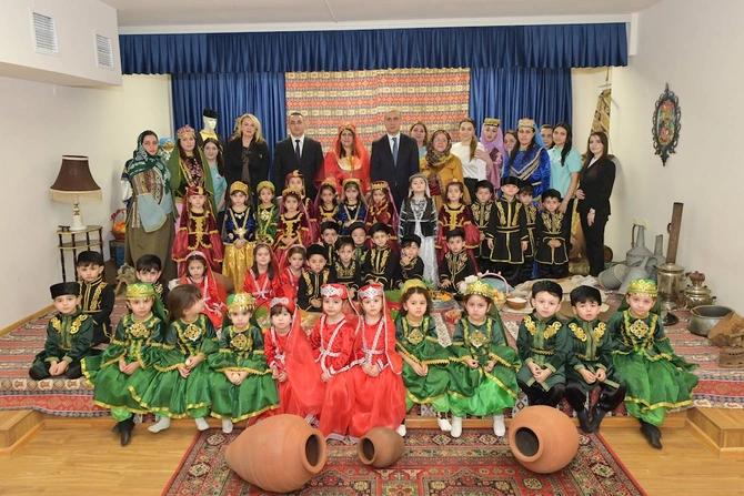 Emin Əmrullayev Xankəndi və Xocalıda təhsil müəssisələrində oldu — FOTOLAR