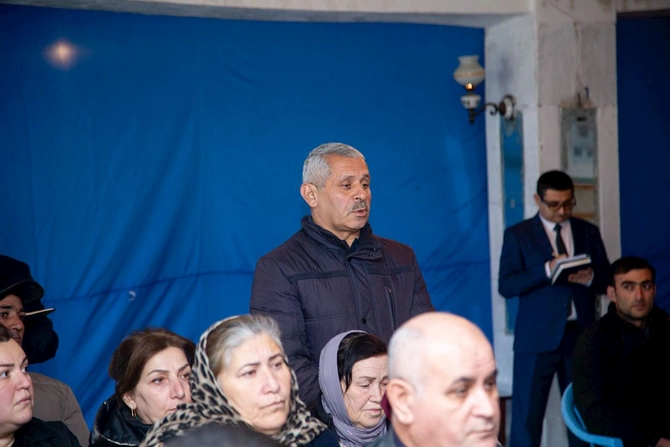Rüstəm Xəlilov Kür Qaraqaşlıda sakinlərlə görüşdü — FOTOLAR