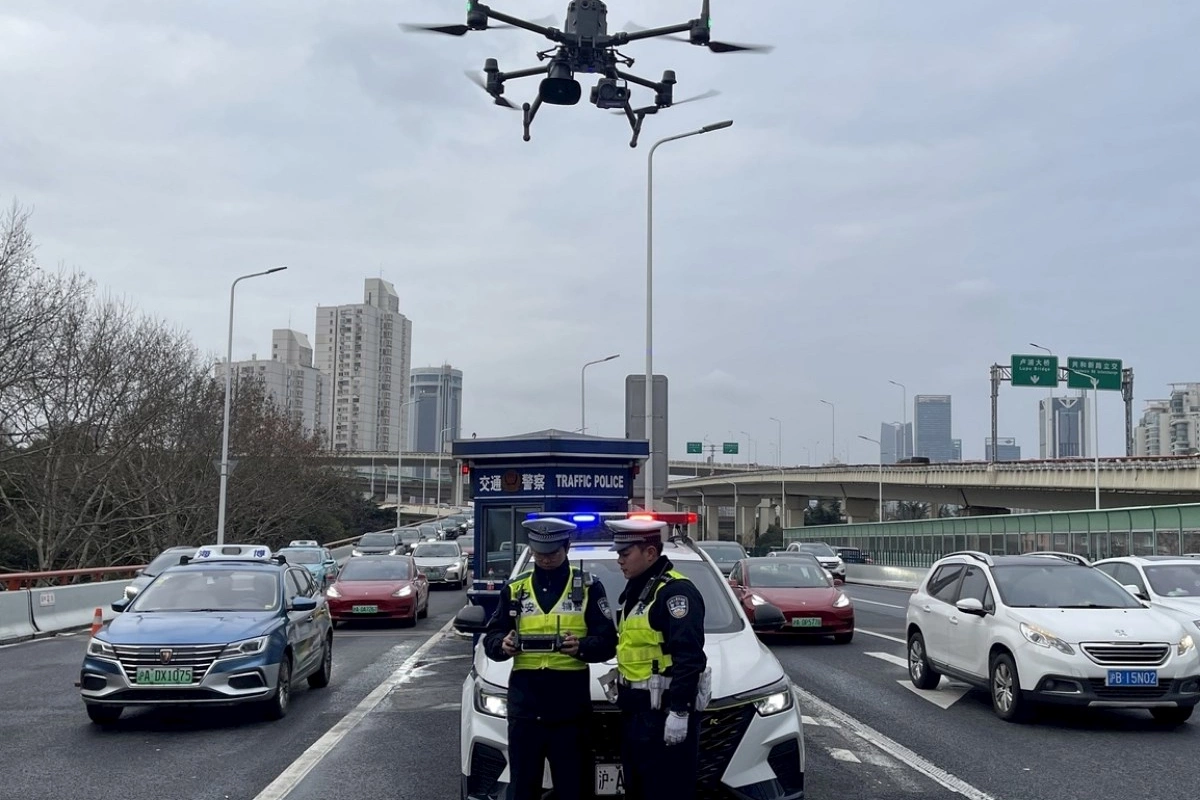 Bu ölkədə polisləri dronlar əvəzləməyə başladı — VİDEO