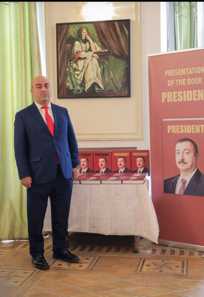 Yazıçı-publisist Emil Nəsirlinin yeni nəşr olunan “Prezident” kitabının təqdimat mərasimi keçirilib — FOTOLAR