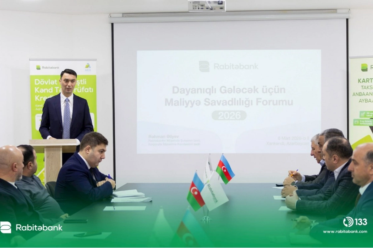 Rabitəbank Xankəndidə “Dayanıqlı Gələcək üçün Maliyyə Savadlılığı Forumu” təşkil edib — FOTOLAR