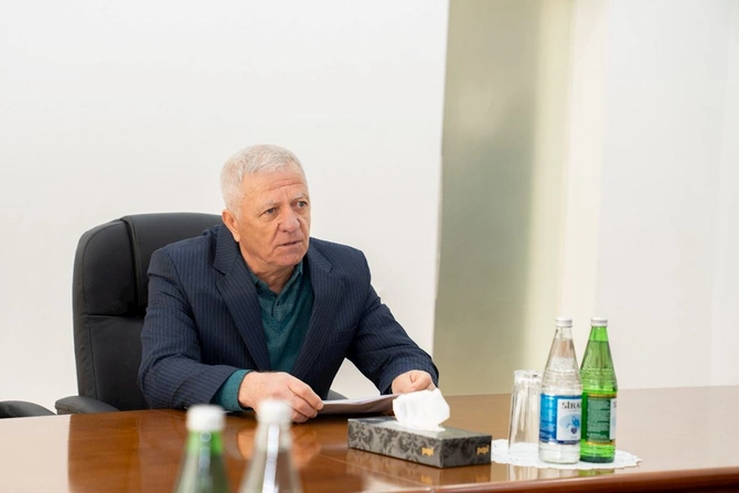 Ekologiya və təbii sərvətlər naziri Şabranda vətəndaşları qəbul etdi — FOTOLAR