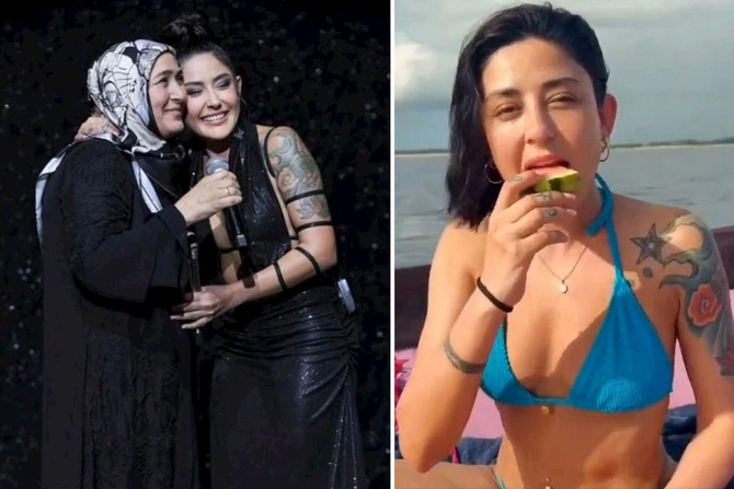 Anası hicablıdır, özü isə açıq-saçıq geyinən müğənni — FOTOLAR Anası hicablıdır, özü isə açıq-saçıq geyinən müğənni — FOTOLAR