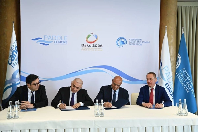 Azərbaycanda ilk dəfə Avropa Kanoe Assosiasiyasının ofisi açıldı — FOTOLAR