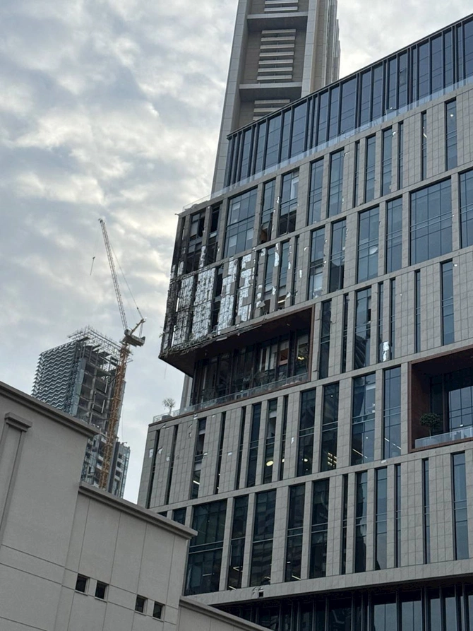Dubay Beynəlxalq Maliyyə Mərkəzi vuruldu — VİDEO/FOTO