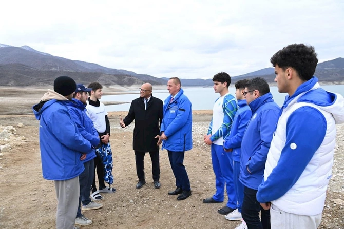 Beynəlxalq kanoe federasiyalarının prezidentləri Sərsəng su anbarında — FOTOLAR Beynəlxalq kanoe federasiyalarının prezidentləri Sərsəng su anbarında — FOTOLAR