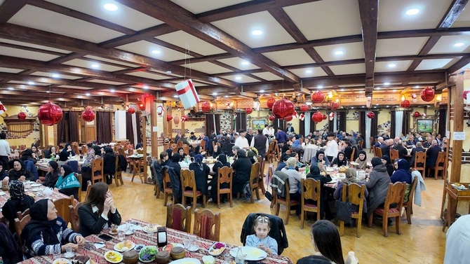 Hacıqabulda iftar süfrəsi təşkil olundu — FOTOLAR