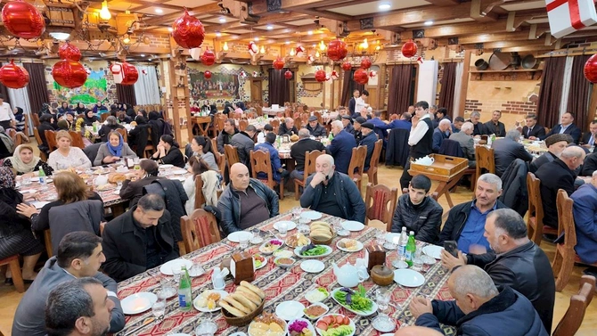 Hacıqabulda iftar süfrəsi təşkil olundu — FOTOLAR