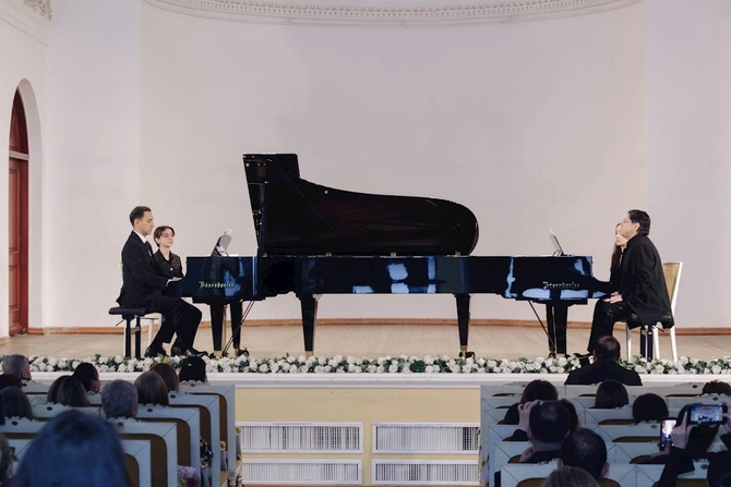 M.Maqomayev adına Azərbaycan Dövlət Akademik Filarmoniyasına “Bösendorfer” konsert royalları təqdim olundu — FOTOLAR