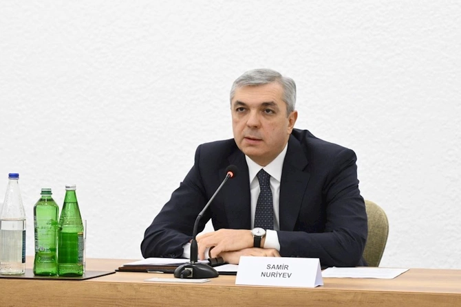 Xocavənddə mühüm iclas: Samir Nuriyev çıxış etdi — FOTOLAR