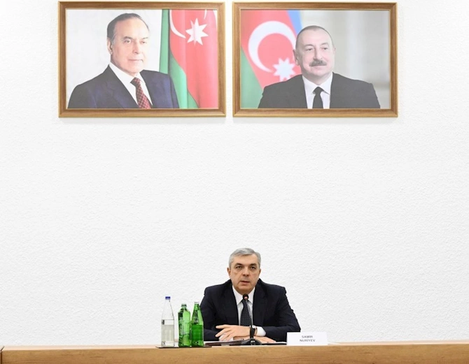 Xocavənddə mühüm iclas: Samir Nuriyev çıxış etdi — FOTOLAR