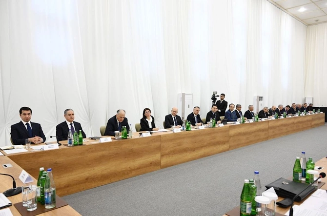 Xocavənddə mühüm iclas: Samir Nuriyev çıxış etdi — FOTOLAR