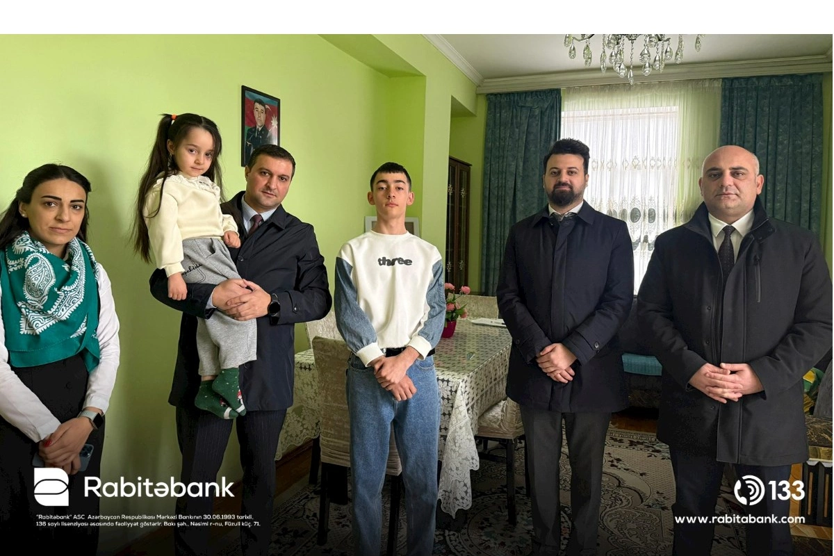 Rabitəbank Ramazan və Novruz bayramı ərəfəsində şəhid ailələrini ziyarət edib — FOTOLAR