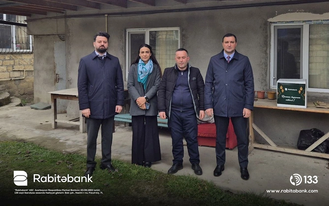 Rabitəbank Ramazan və Novruz bayramı ərəfəsində şəhid ailələrini ziyarət edib — FOTOLAR