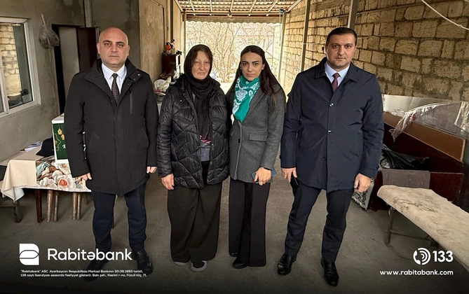 Rabitəbank Ramazan və Novruz bayramı ərəfəsində şəhid ailələrini ziyarət edib — FOTOLAR