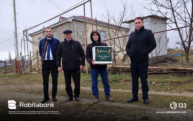 Rabitəbank Ramazan və Novruz bayramı ərəfəsində şəhid ailələrini ziyarət edib — FOTOLAR