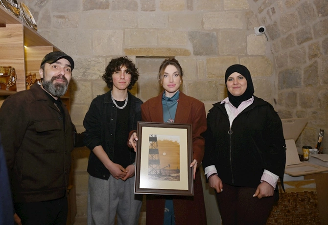 Prezidentin gəlini Buxara karvansarasının açılışında — FOTOLAR