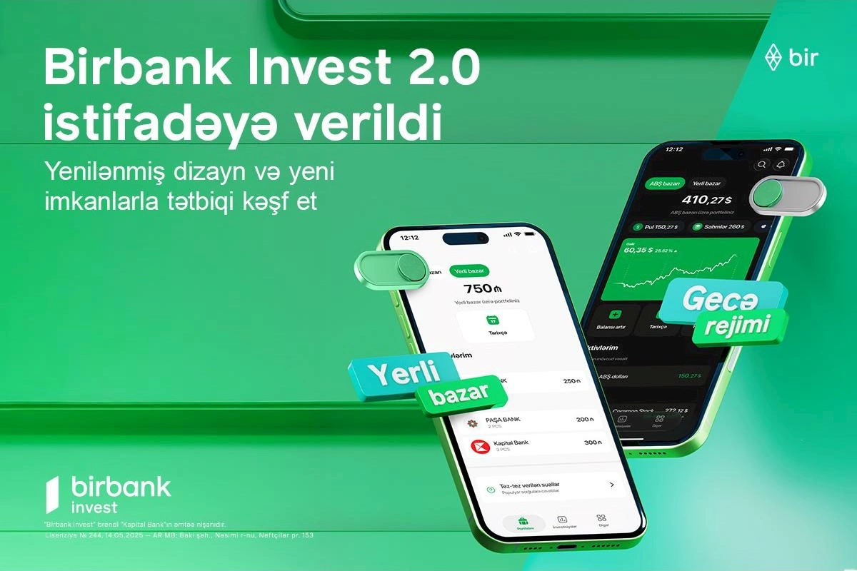 Birbank Invest 2.0 təqdim olundu — Azərbaycan kapital bazarında yeni investisiya imkanları