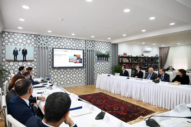 ICESCO üzrə Azərbaycan Respublikası Milli Komissiyasının 3-cü iclası keçirilib — FOTOLAR