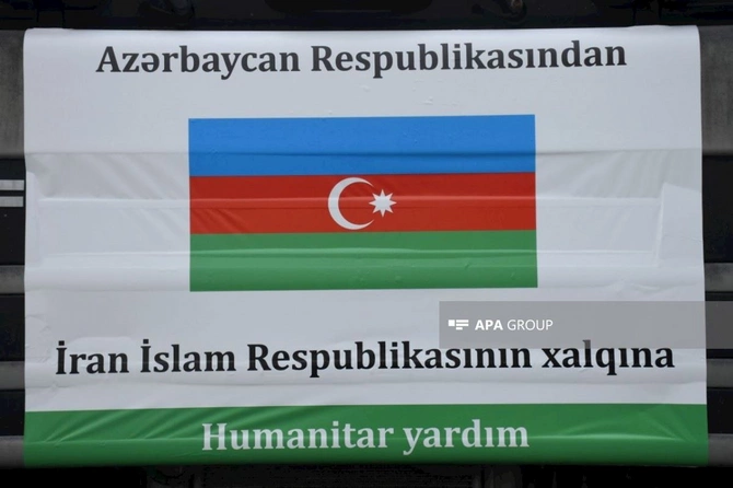 Azərbaycandan İrana növbəti humanitar yardım yola salındı — YENİLƏNİB (FOTOLAR)