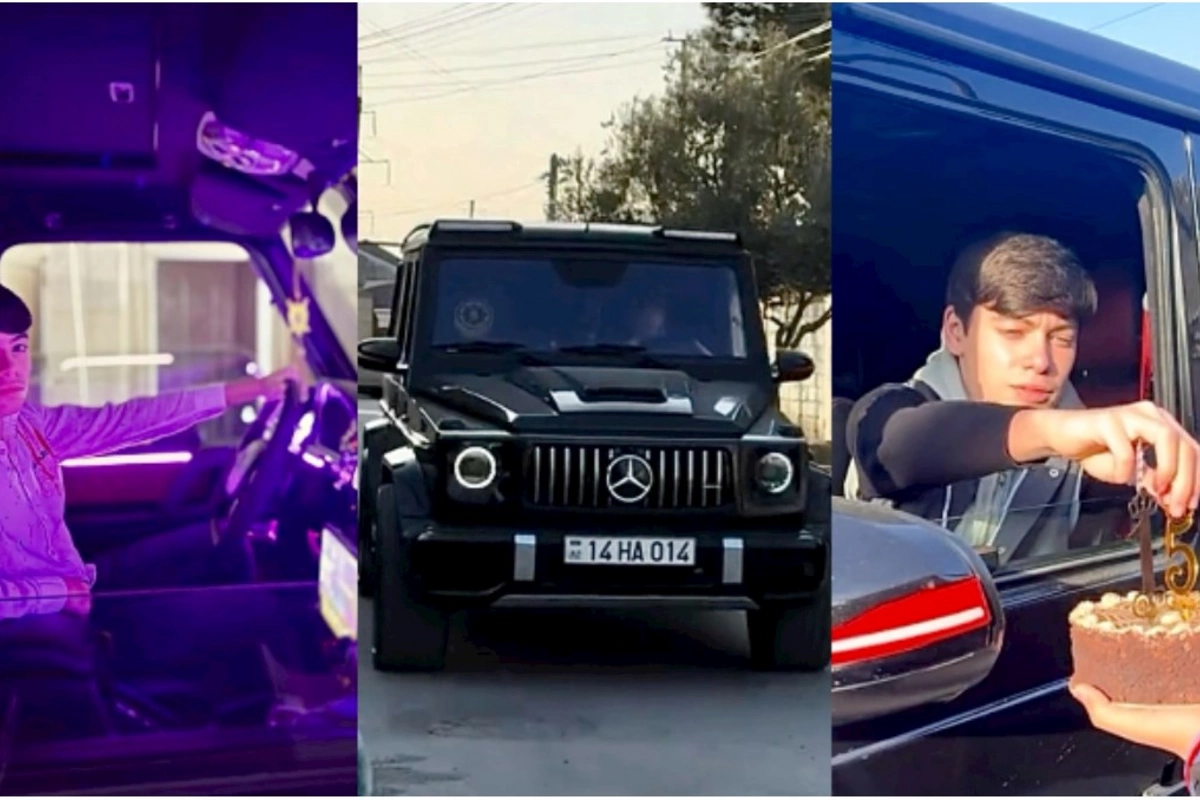 Atasının Galenvagenində ad gününü qeyd edən azyaşlı tapıldı — Atası cərimələndi